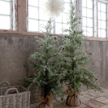 Fleur vianočný stromček so šiškami a snehom 120 cm