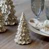 Vianočný stromček s glitrami Champagne 15 cm