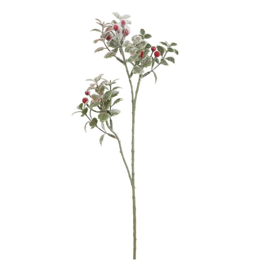 Dekoratívna vetvička Fleur s bobuľami a listami 65 cm