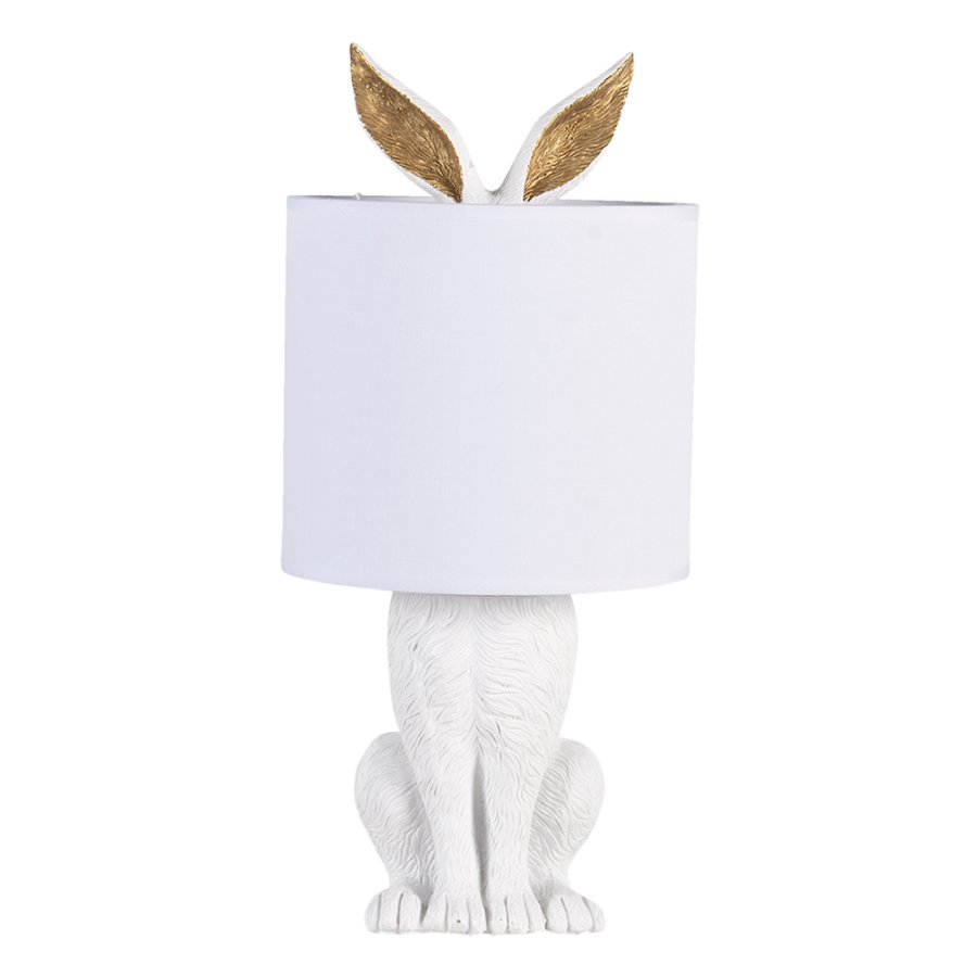 Stolná lampa Rabbit WHITE /GOLD