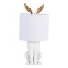 Stolná lampa Rabbit WHITE /GOLD