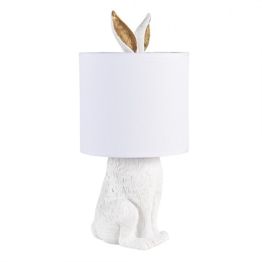 Stolná lampa Rabbit WHITE /GOLD