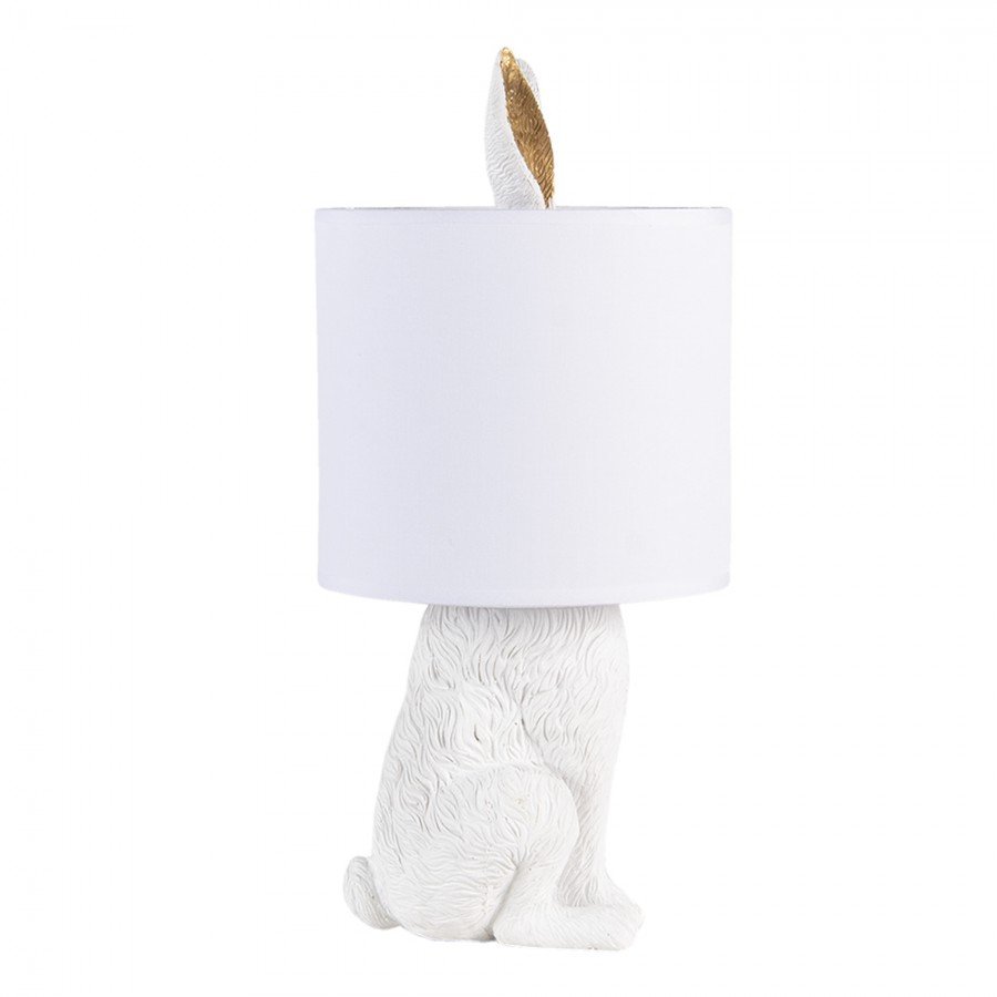 Stolná lampa Rabbit WHITE /GOLD