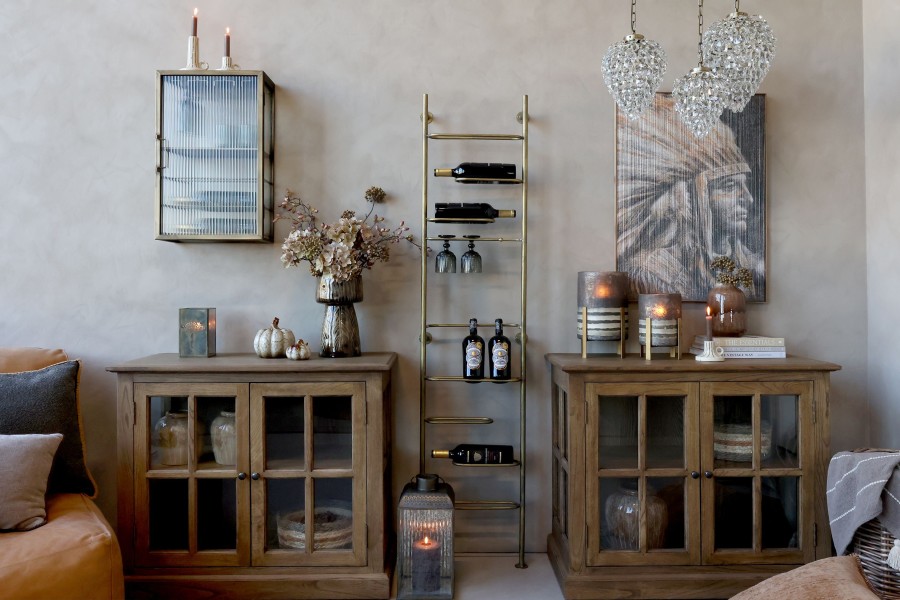 Drevená vitrína Marseille Chic Antique | PALASTO