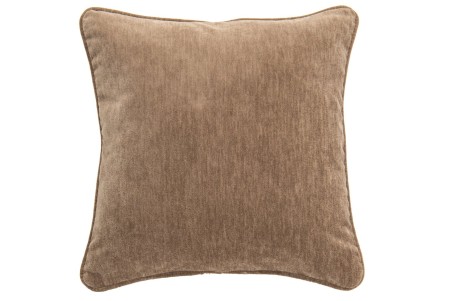 Dekoratívny vankúš v sivohnedej farbe taupe