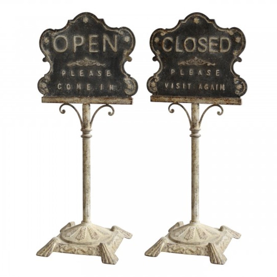 Vintage tabuľa OPEN/CLOSED