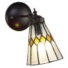 Nástenná lampa Tiffany white