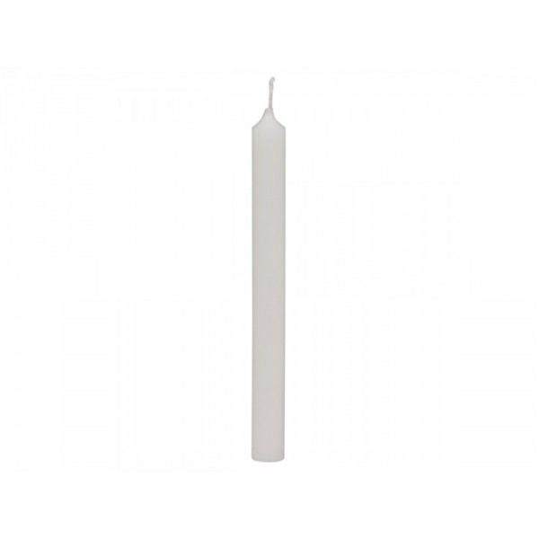Sviečka večerná krémová  úzka /taper candle 2,5h 