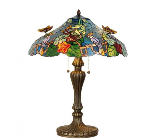 Stolná lampa Tiffany BUTTERFLY
